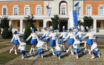 Majorettes & Dancer Blue Twirling A.S.D.