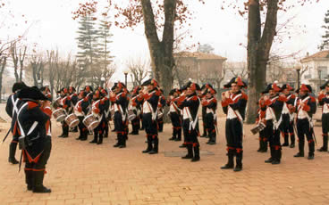 Corpo Pifferi e Tamburi del Carnevale Storico di Santhi&agrave;